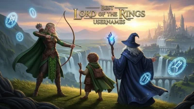 lord of the rings usernames