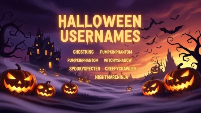 halloween usernames