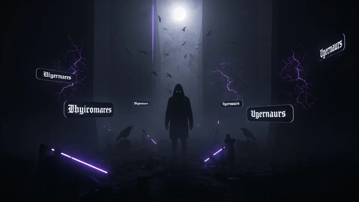 dark aesthetic usernames