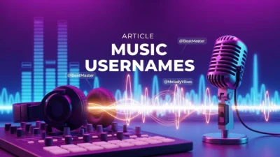 music usernames