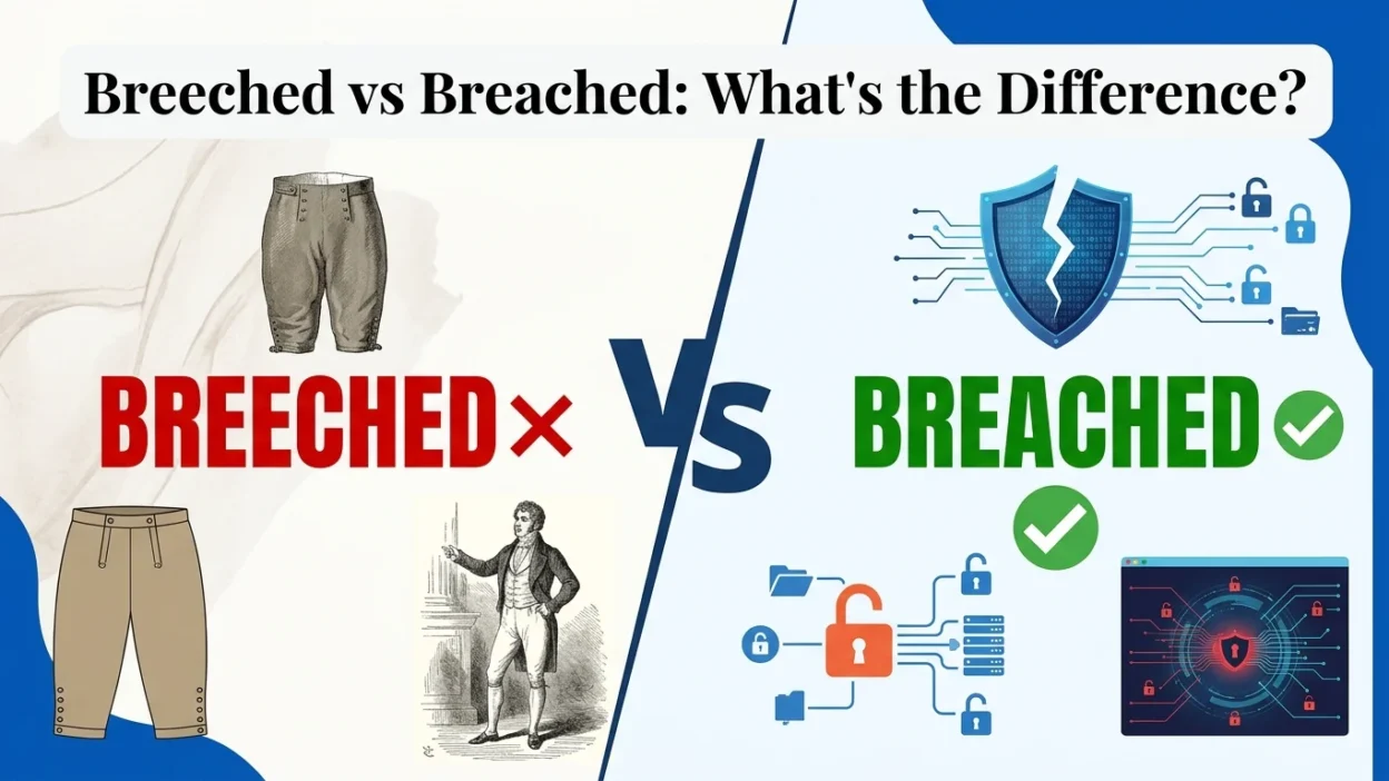 breeched vs breached