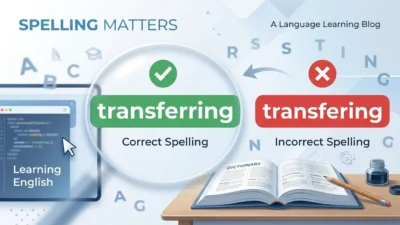 transferring vs transfering