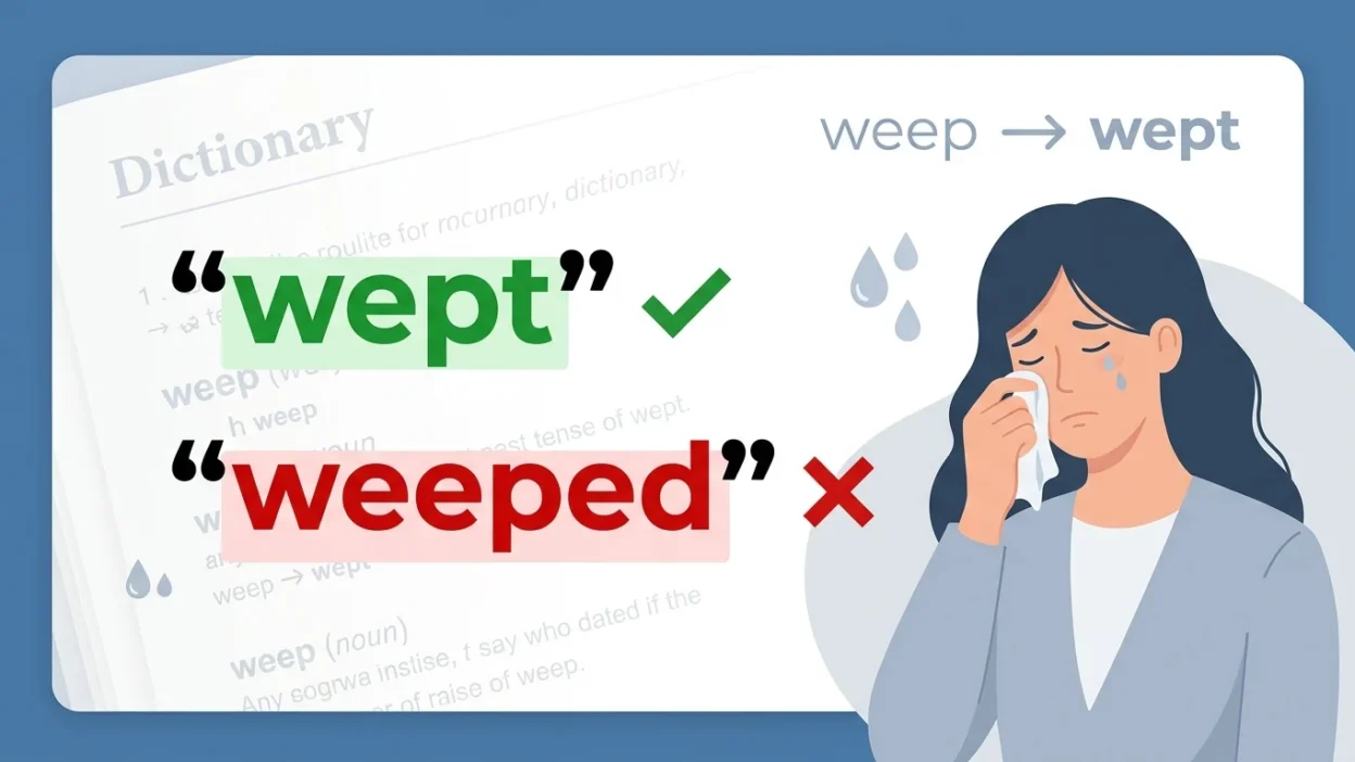weeped or wept
