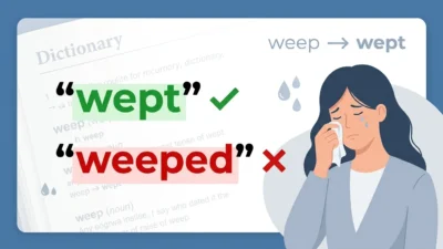 weeped or wept