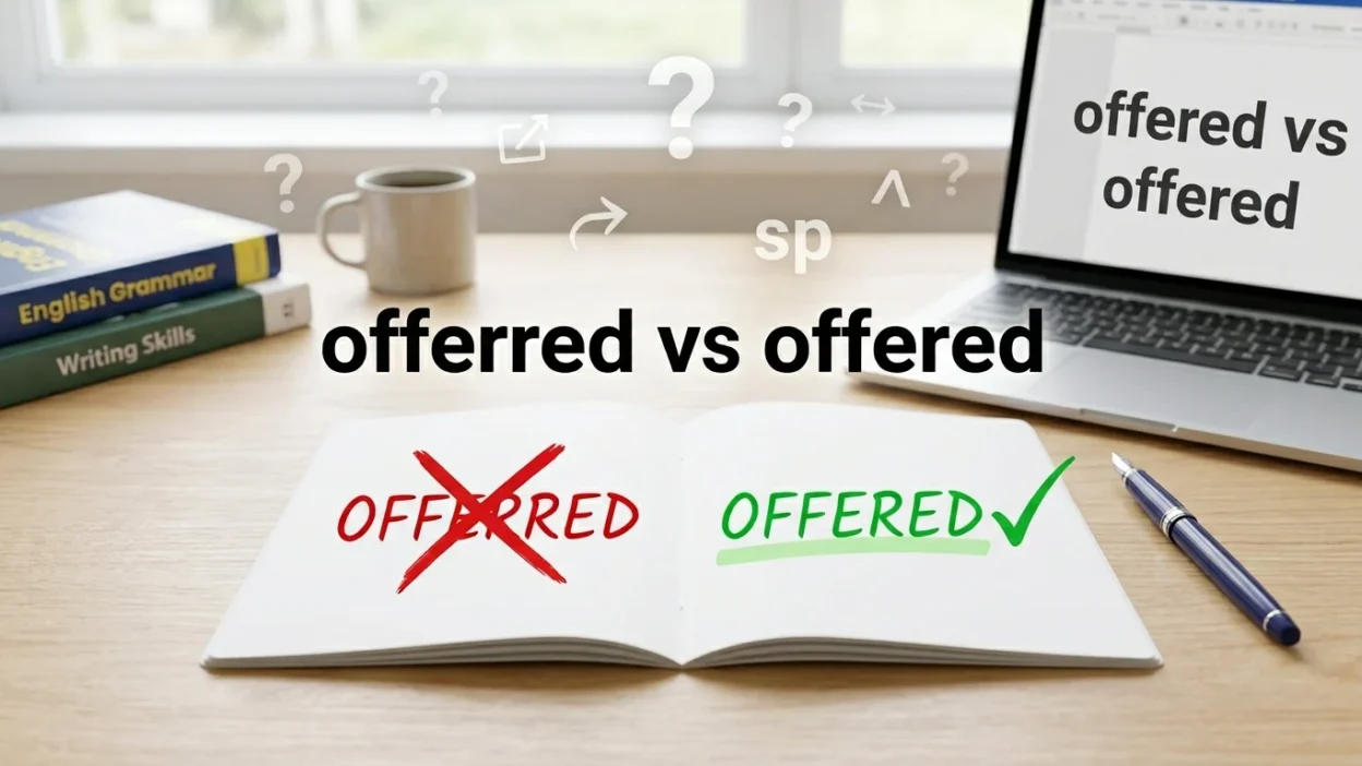 offerred vs offered