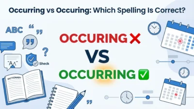 occurring vs occuring