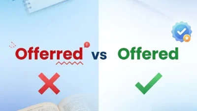 offerred vs offered
