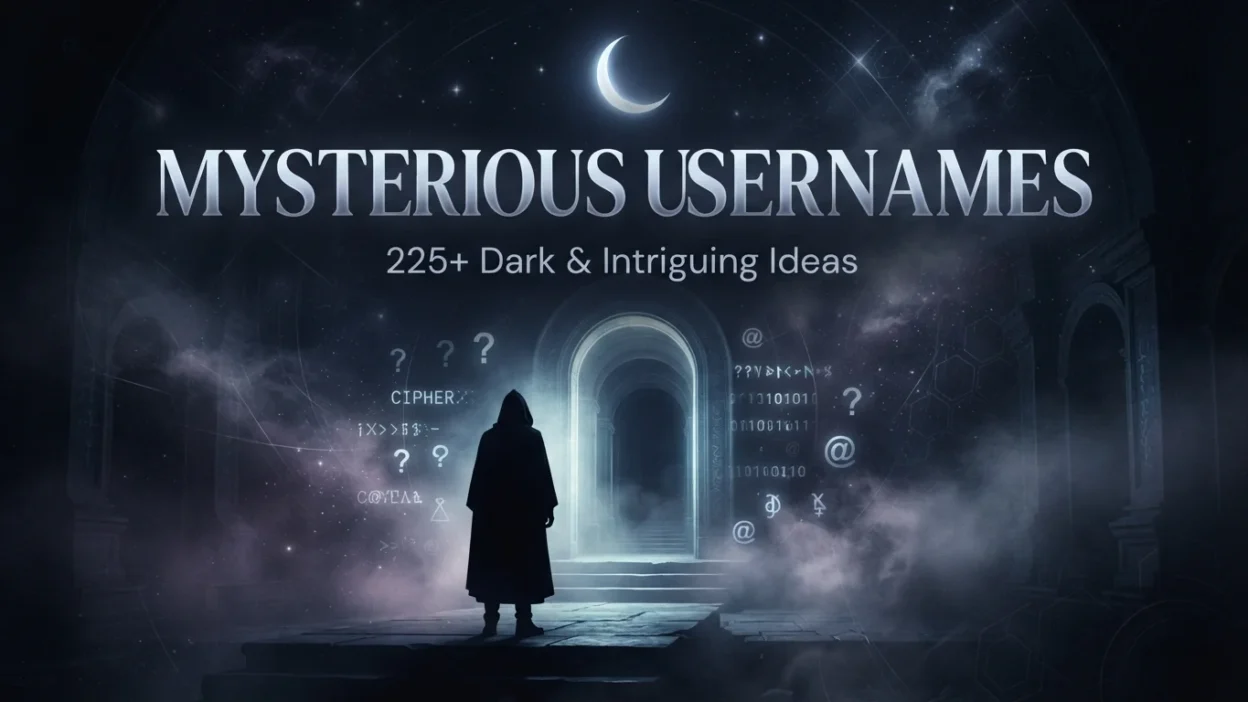 mysterious usernames