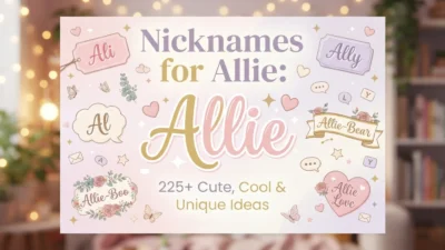 nicknames for allie